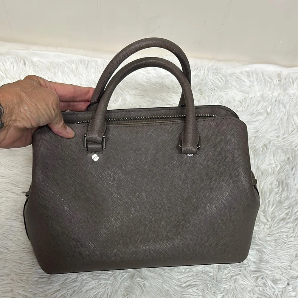 Michael Kors Brown Satchel Saffiano Leather